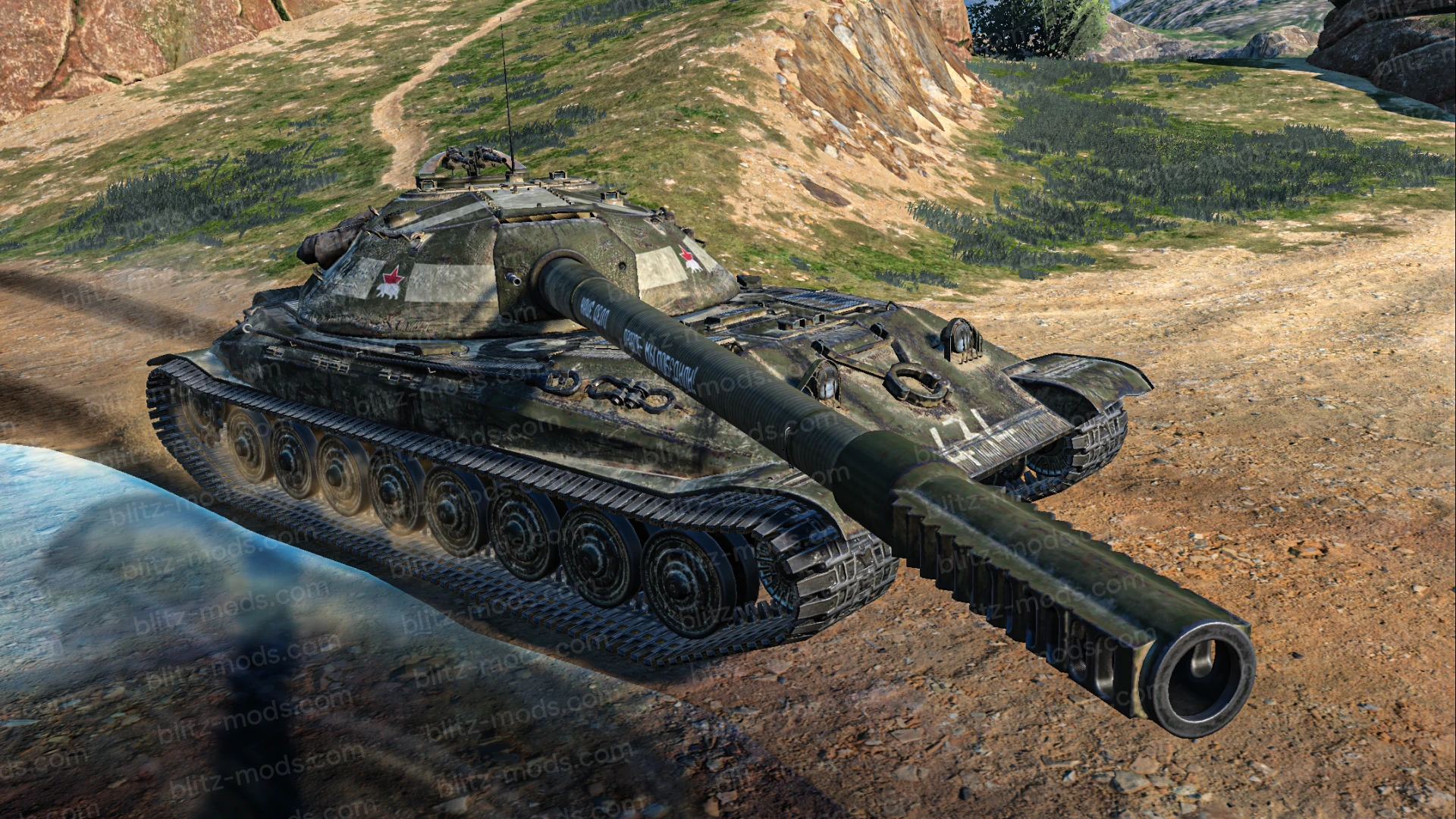 Download mod Remodeling Object705A (IS-2sh) for WoTBlitz