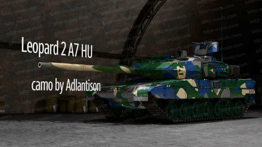 Remodeling Leopard2A7HU (Leopard1)