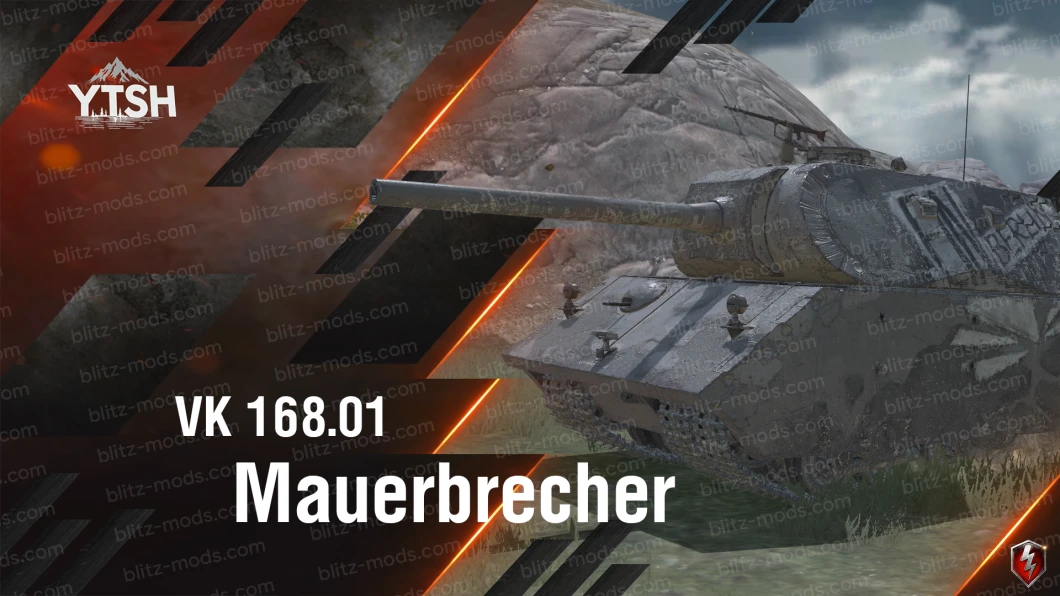 Remodeling VK 168.01 "Mauerbrecher"