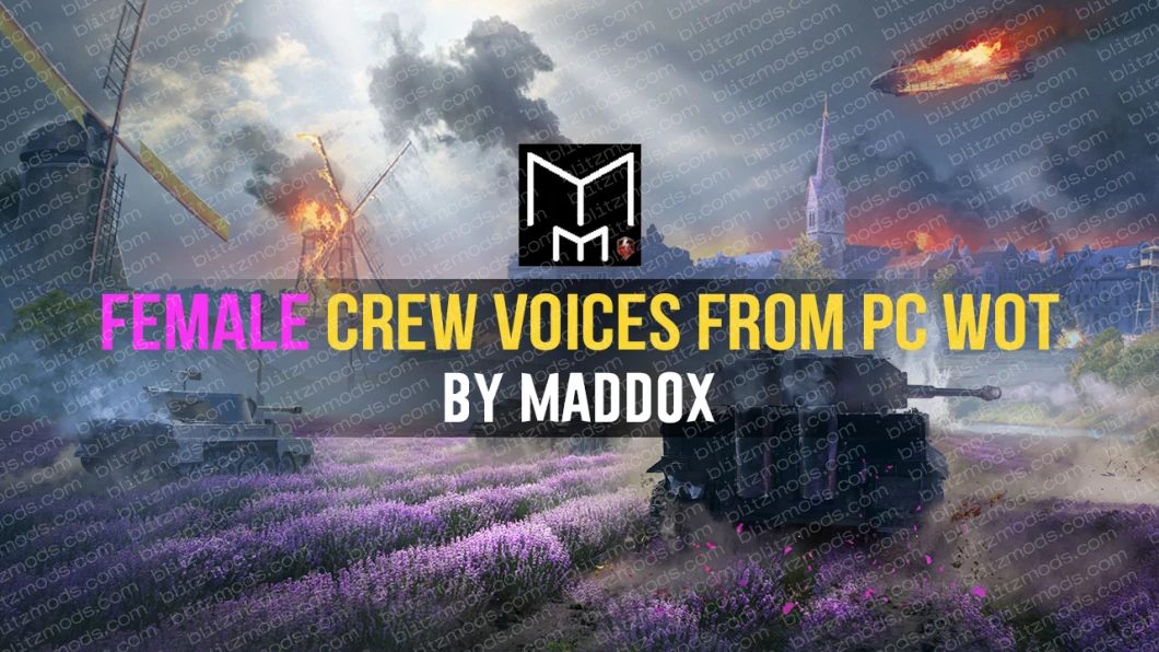 Crew voices from PC WoT (Female) [11.1.1]